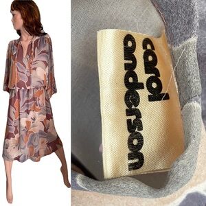 CAROL ANDERSON Vintage Crepe DRESS Size 13/14